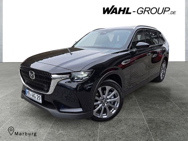 Schwarz Gebraucht 2025 Mazda CX-80 Homura-Line SUV | 51.990 € (Superpreis) - Bild 1/4
