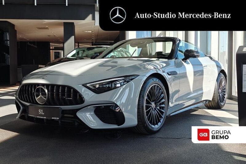 Grau Neu 2025 Mercedes SL43 AMG AMG Cabrio | 156.654 € - Bild 1/4
