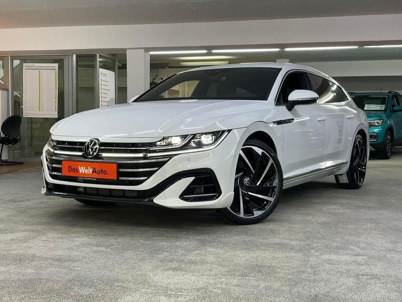 Weiß Gebraucht 2021 VW Arteon R-line Limousine | 41.890 € (Teuer) - Bild 1/4