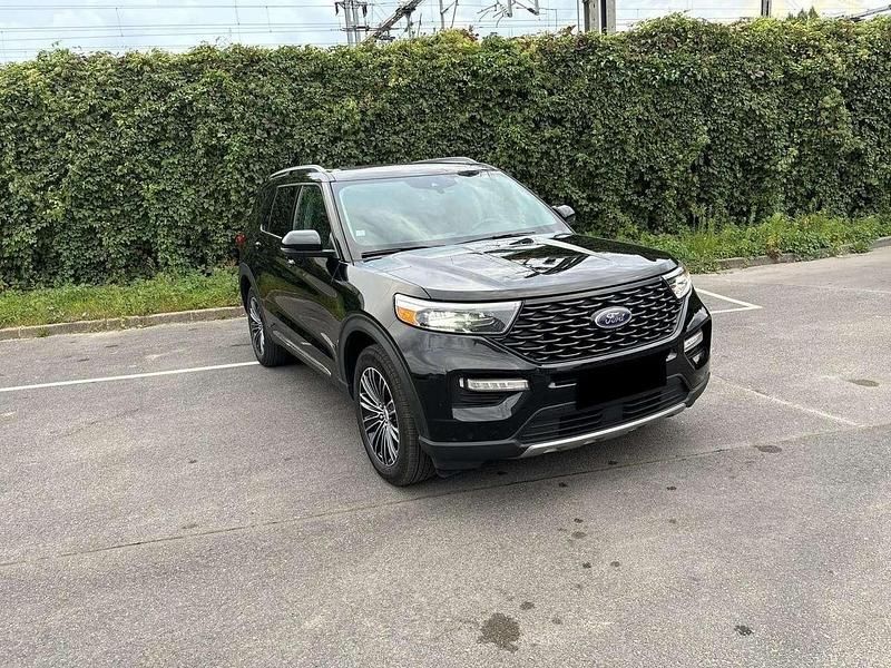 Schwarz Gebraucht 2021 Ford Explorer Limited SUV | 31.950 € - Bild 1/4