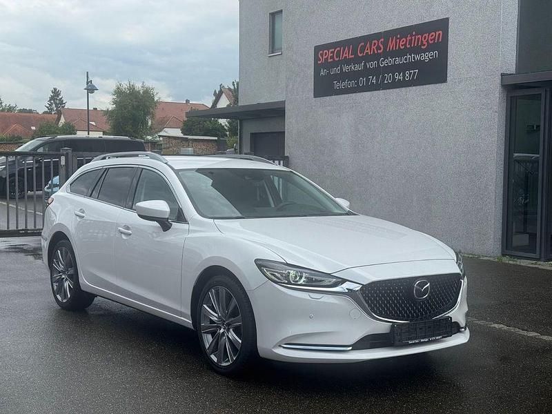 Weiß Gebraucht 2023 Mazda 6 Exclusive-Line Kombi | 24.800 € (Guter Preis) - Bild 1/4
