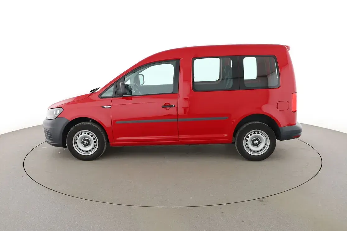 Gebraucht VW Caddy 84 PS (61 kW) 2015 Rot Van / Kleinbus