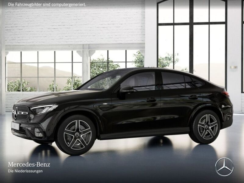 Gebraucht Mercedes GLC300e AMG 333 PS (244 kW) 2025 Obsidianschwarz Coupé