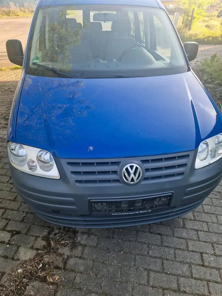Usado VW Caddy 110 HP (80 kW) 2007 Azul Monovolume