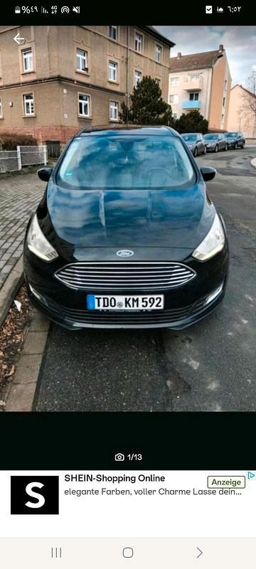 Gebraucht Ford Grand C-Max 125 PS (91 kW) 2016 Schwarz Van / Kleinbus