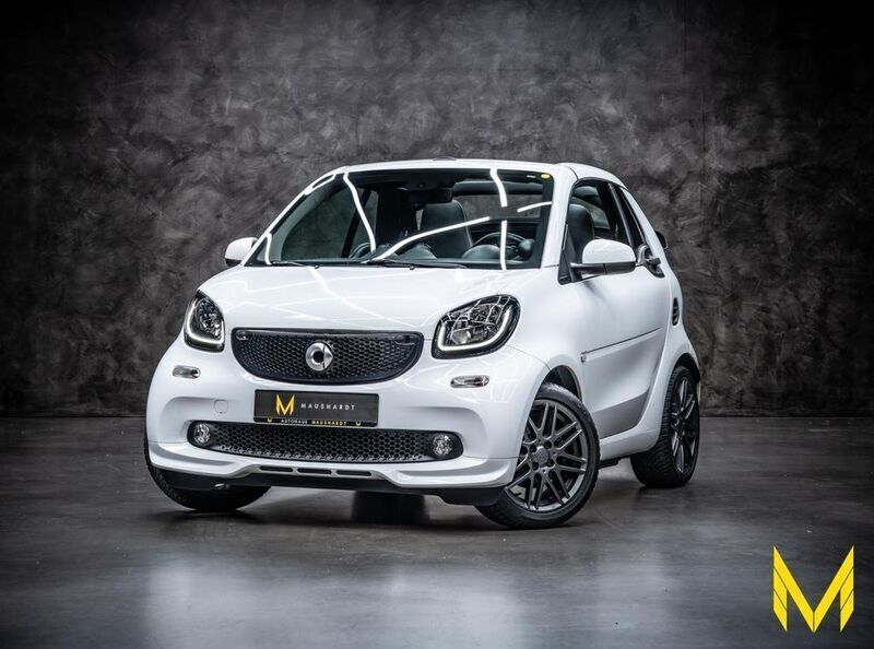 Kristallweiss Gebraucht 2019 Smart ForTwo Cabrio Brabus Xclusive Cabrio | 29.999 € - Bild 1/4
