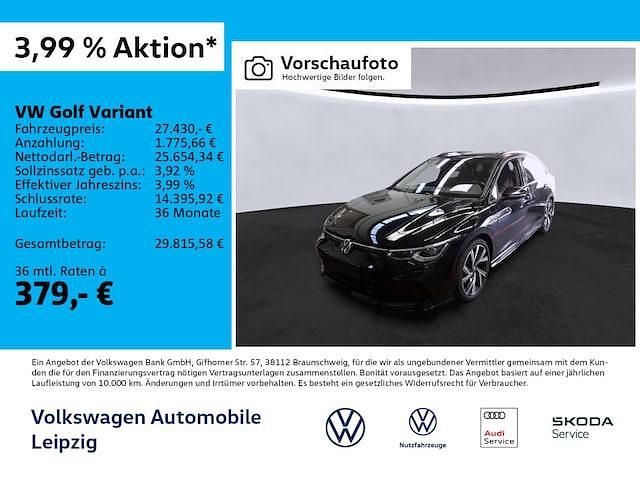 Schwarz Gebraucht 2021 VW Golf VIII R-line Kombi | 27.430 € (Fairer Preis) - Bild 1/3