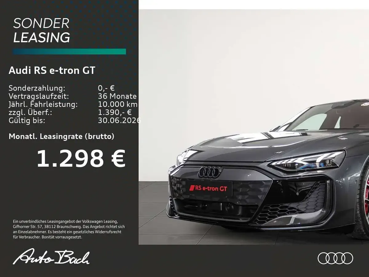 Nouă Audi e-tron GT quattro Performance 620 kW (843 CP) 2026 Gri Berlinǎ