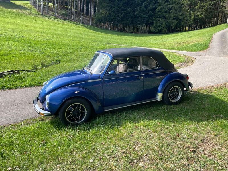 Blau Gebraucht 1977 VW Käfer Cabrio | 16.999 € - Bild 1/4