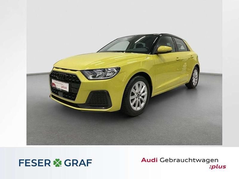 Gebraucht Audi A1 Sportback Advanced 110 PS (80 kW) 2022 Pythongelb metallic/mythosschwarz metallic Kleinwagen