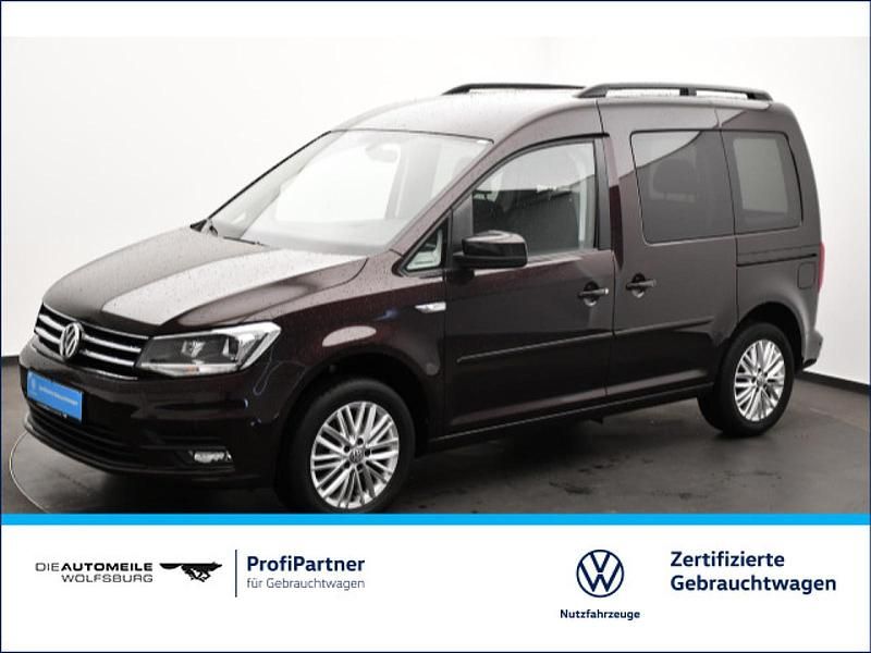 Black berry metallic Gebraucht 2020 VW Caddy Comfortline Van / Kleinbus | 27.180 € (Fairer Preis) - Bild 1/4