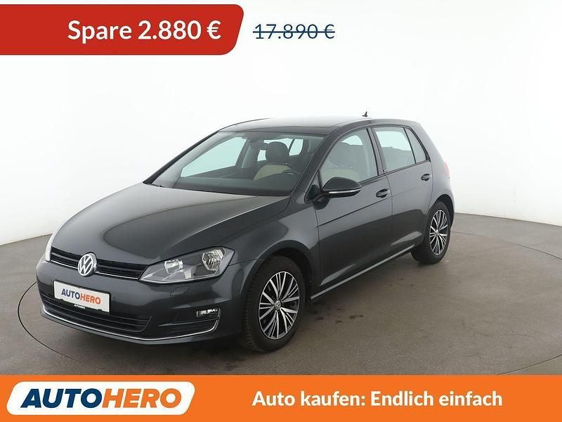 Grau Gebraucht 2016 VW Golf VII Allstar Limousine | 15.010 € (Superpreis) - Bild 1/3