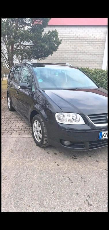Gebraucht VW Touran 105 PS (77 kW) 2004 Schwarz Van / Kleinbus