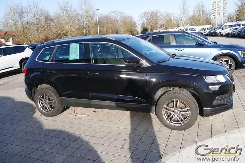 Gebraucht Skoda Karoq Style 150 PS (110 kW) 2018 Black magic pearlescent (metallic) SUV