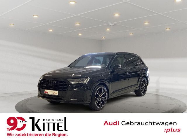 Mythosschwarz metallic Gebraucht 2022 Audi Q7 Ambiente SUV | 59.500 € (Superpreis) - Bild 1/4