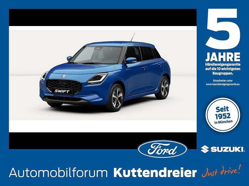 Frontier blue pearl metallic Gebraucht 2024 Suzuki Swift Comfort Kleinwagen | 16.590 € (Guter Preis) - Bild 1/2