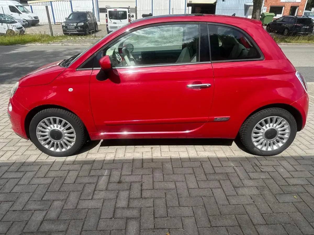 Gebraucht Fiat 500 Lounge 69 PS (50 kW) 2009 Rot Cabrio