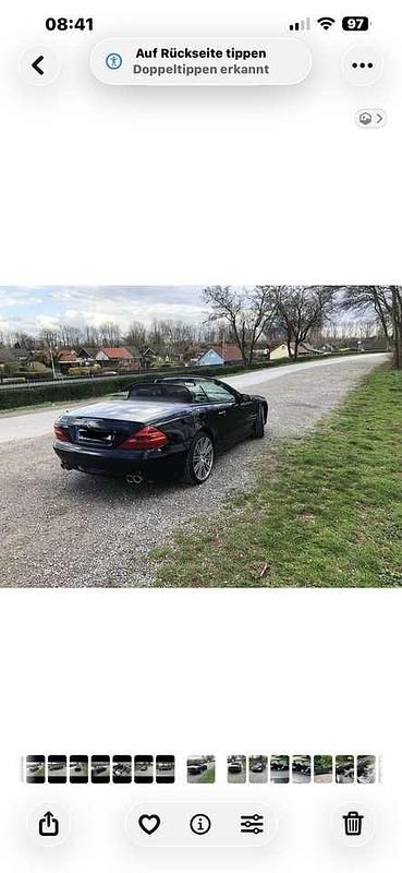 Gebraucht Mercedes SL500 306 PS (225 kW) 2002 Schwarz Cabrio