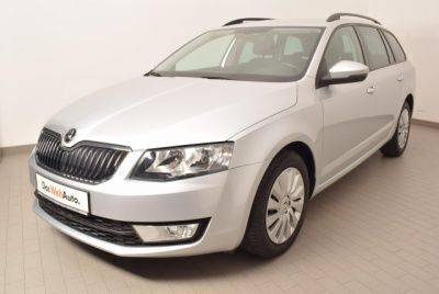 Silber metallic Gebraucht 2016 Skoda Octavia Ambition Kombi | 16.987 € (Teuer) - Bild 1/4
