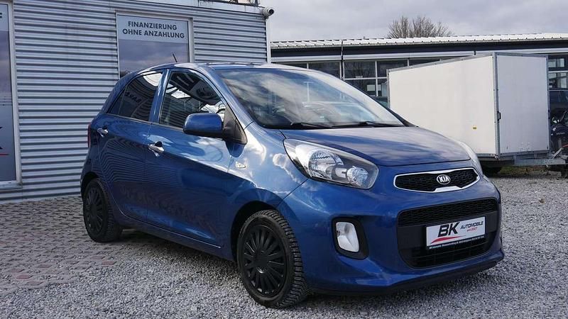 Gebraucht Kia Picanto 67 PS (49 kW) 2016 (bu7) seosanblau met. Kleinwagen