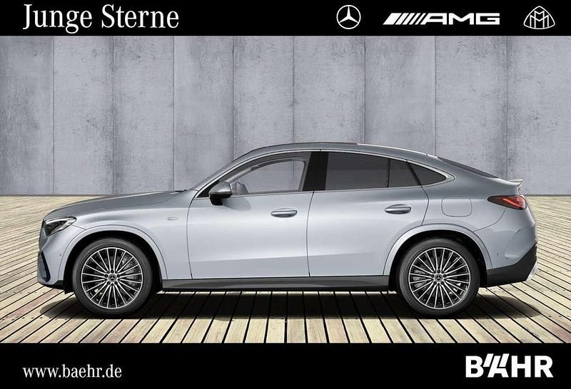 Brugt Mercedes GLC400d AMG 252 HK (185 kW) 2025 Sølv Coupe