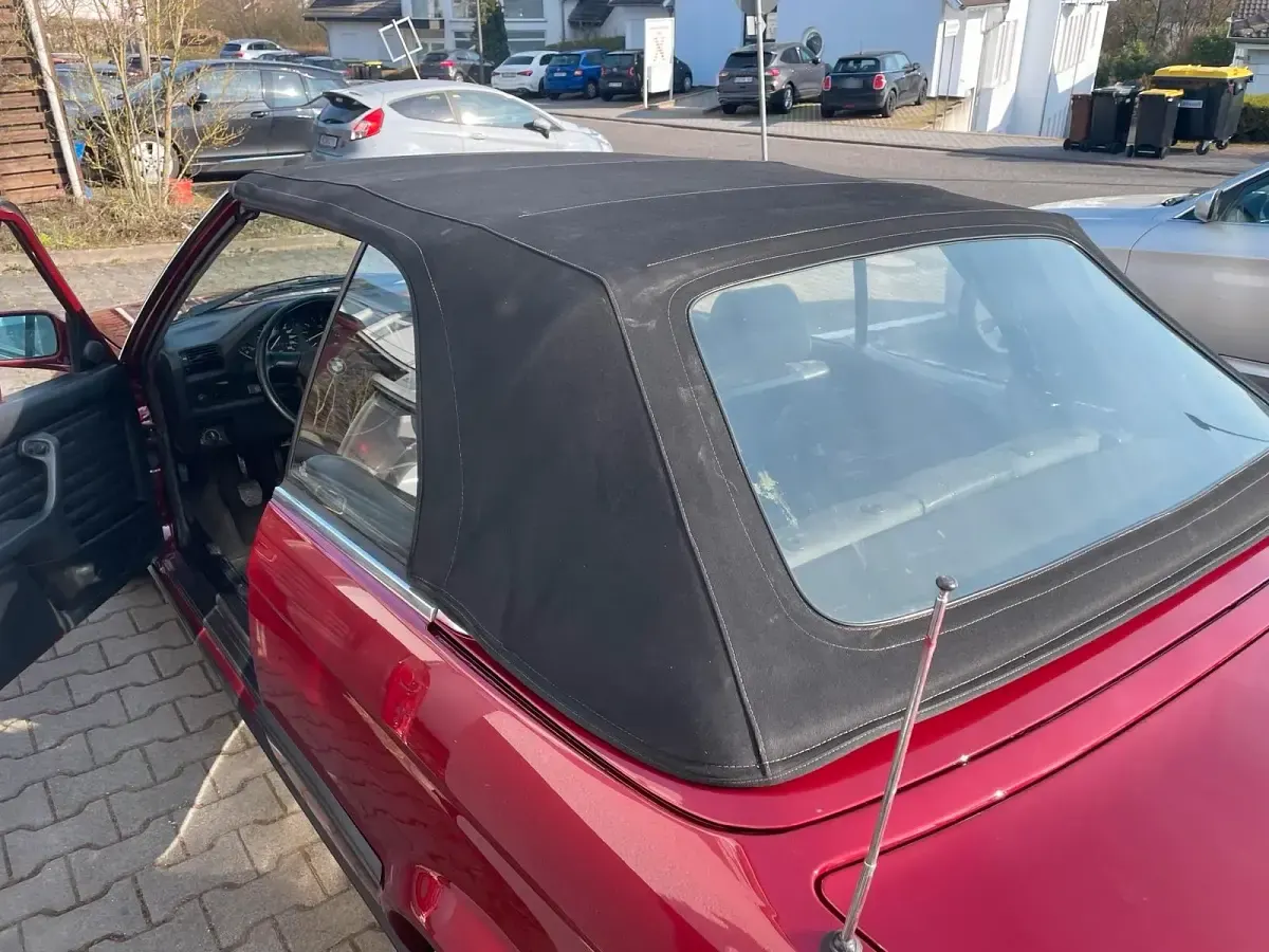 Gebraucht BMW 318 Cabriolet 1990 Rot Cabrio