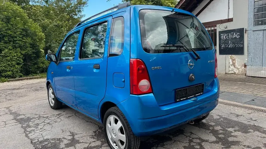 Occasion Opel Agila 75 ch (55 kW) 2002 Bleue Monospace