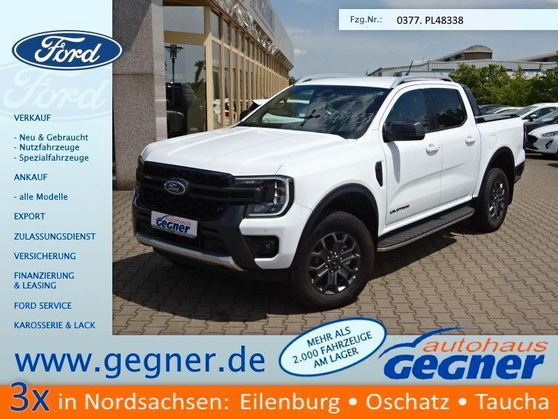 Weiß Gebraucht 2023 Ford Ranger Wildtrack Abholung | 51.940 € (Superpreis) - Bild 1/4