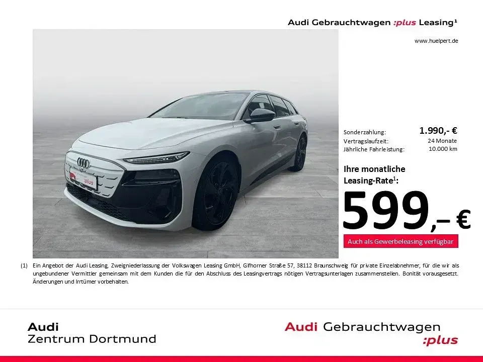 Gebraucht Audi S6 e-tron Sport 369 kW (503 PS) 2025 Gletscherweiß metallic Kombi