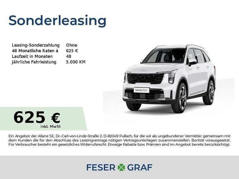 Weiß Neu 2025 Kia Sorento Platinum SUV | 58.450 € (Fairer Preis) - Bild 1/4