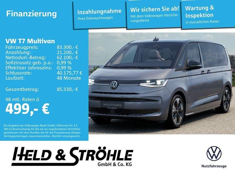 Neu VW Multivan Edition 177 PS (130 kW) 2026 Grau Van