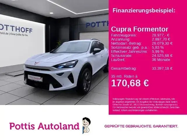Gebraucht Cupra Formentor 150 PS (110 kW) 2025 SUV