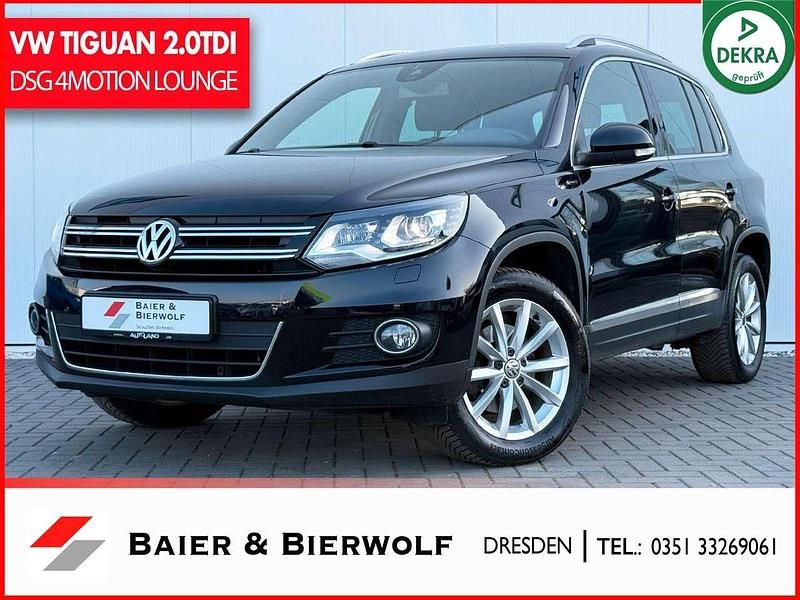 Schwarz Gebraucht 2015 VW Tiguan LOUNGE SUV | 14.999 € (Fairer Preis) - Bild 1/4