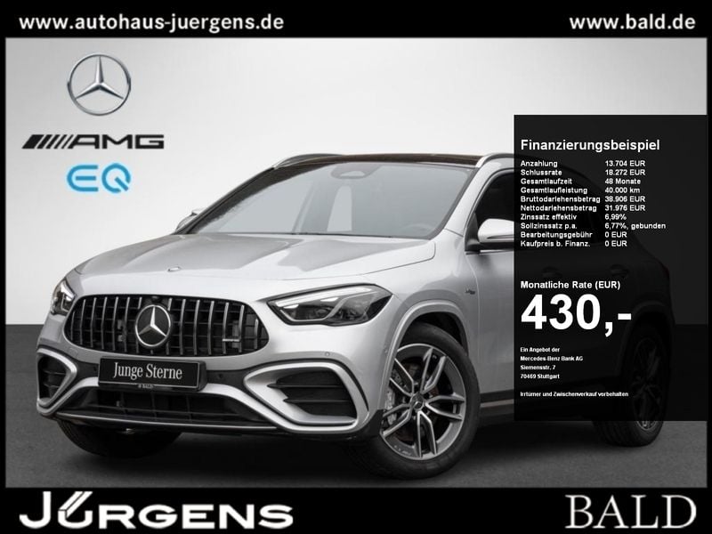 Iridiumsilber metallic Gebraucht 2023 Mercedes GLA35 AMG AMG SUV | 48.880 € (Fairer Preis) - Bild 1/4