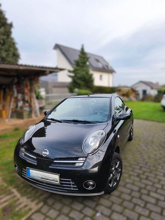 Schwarz Gebraucht 2006 Nissan Micra C+C Premium Edition Cabrio | 4.700 € (Etwas zu teuer) - Bild 1/4