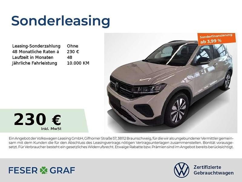 Ascotgrau Gebraucht 2025 VW T-Cross Goal SUV | 21.750 € (Superpreis) - Bild 1/2