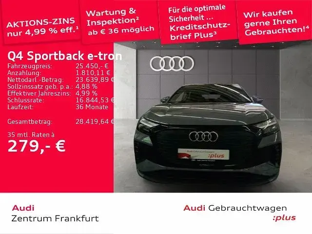 Gebraucht Audi Q4 Sportback e-tron Advanced 125 kW (170 PS) 2022 Kieselgrau SUV