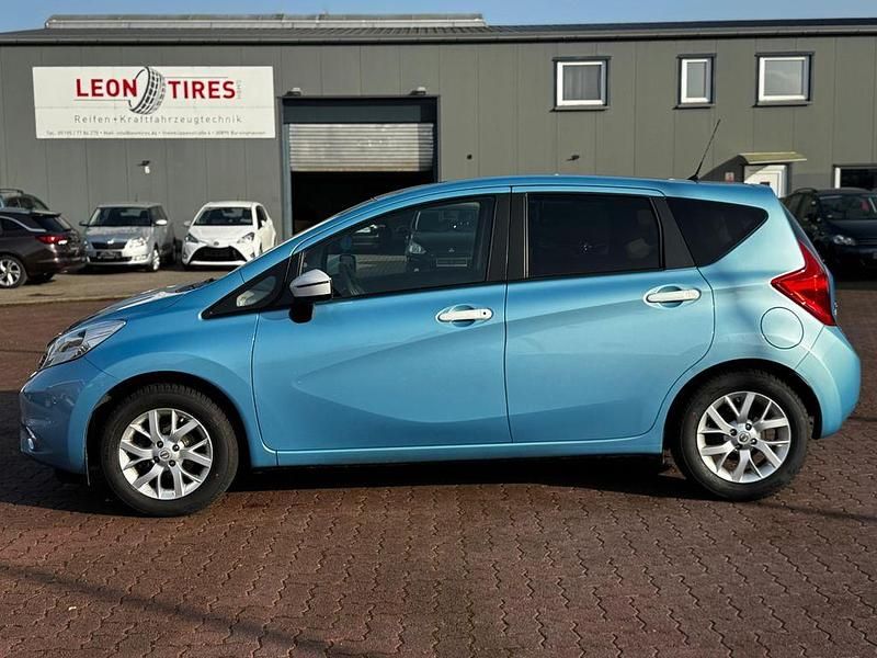Gebraucht Nissan Note Acenta 80 PS (58 kW) 2014 Blau Kleinwagen