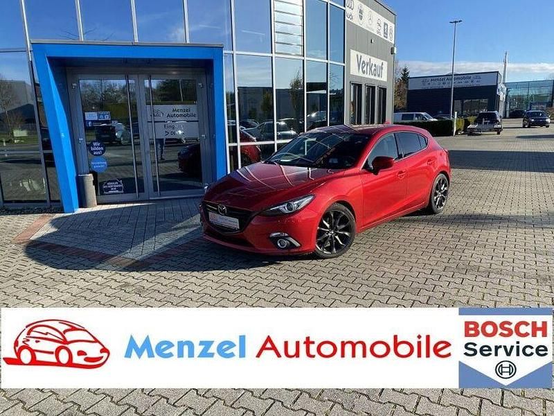 Rot Gebraucht 2016 Mazda 3 Sports-Line Limousine | 13.000 € (Fairer Preis) - Bild 1/4
