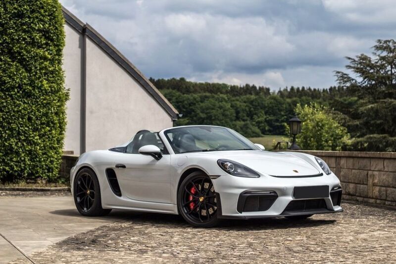 Weiß Gebraucht 2020 Porsche Boxster Spyder Cabrio | 101.900 € (Fairer Preis) - Bild 1/4