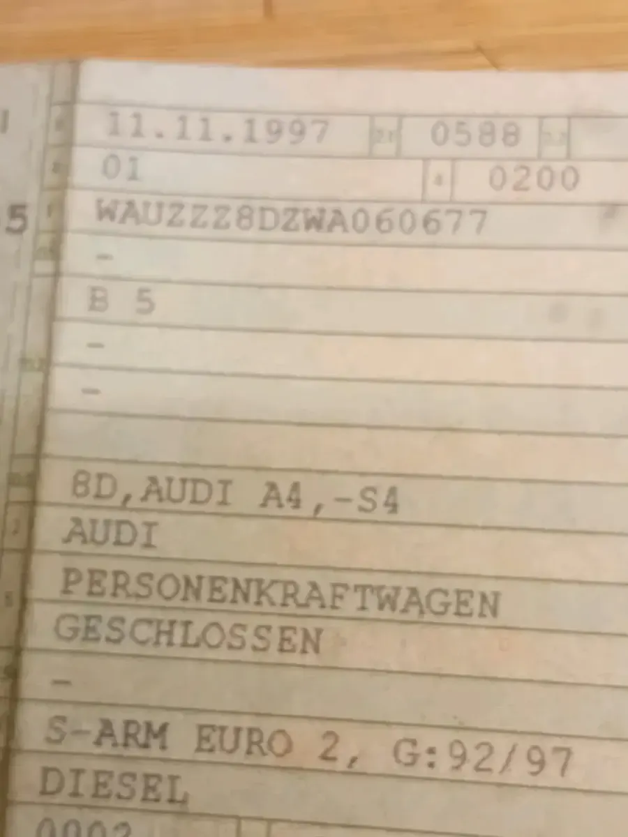 Gebraucht Audi A4 110 PS (80 kW) 1997 Rot Kombi