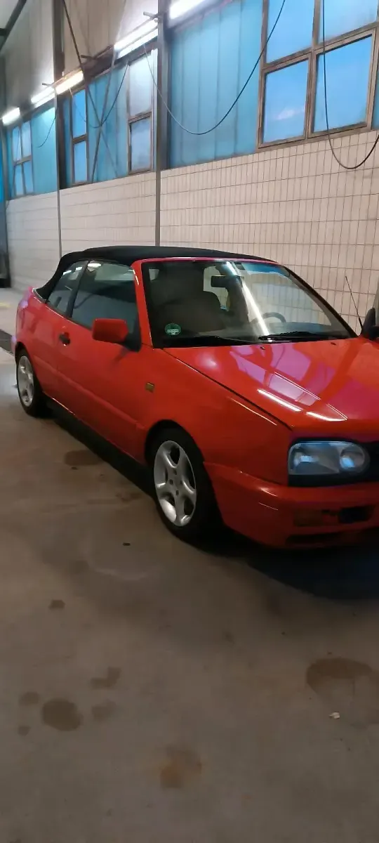 Brugt VW Golf Cabriolet 75 HK (55 kW) 1995 Rød Cabriolet
