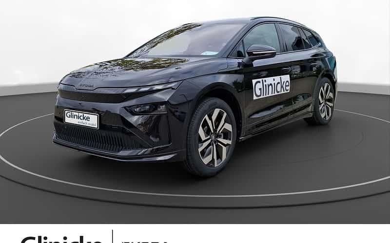 Schwarz Gebraucht 2025 Skoda Enyaq iV SportLine SUV | 57.890 € (Teuer) - Bild 1/4