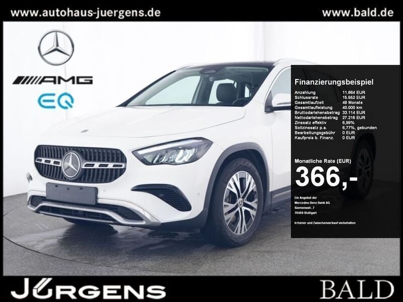 Weiss polarweiss Gebraucht 2024 Mercedes GLA200 Progressive SUV | 38.840 € (Fairer Preis) - Bild 1/4