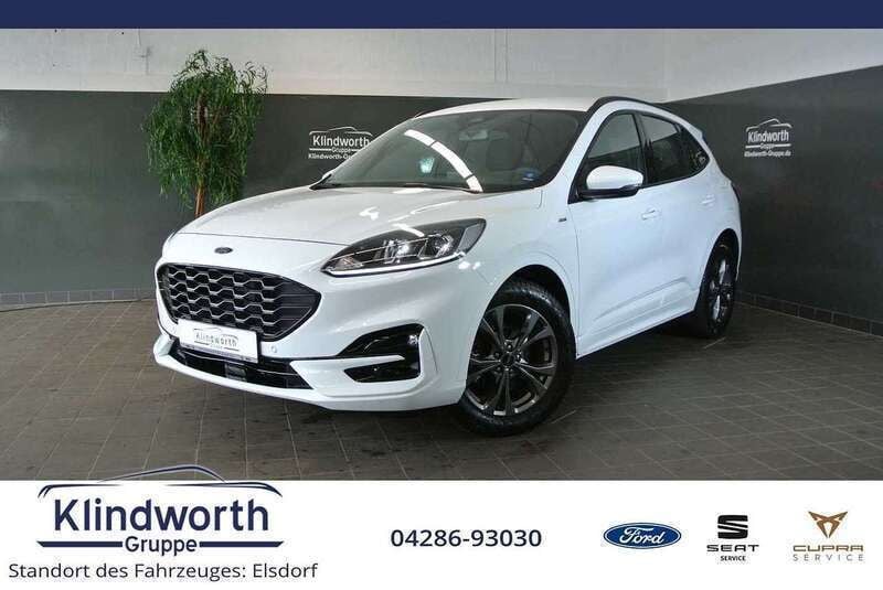 Frost weiß Gebraucht 2022 Ford Kuga ST-Line SUV | 25.950 € (Fairer Preis) - Bild 1/4