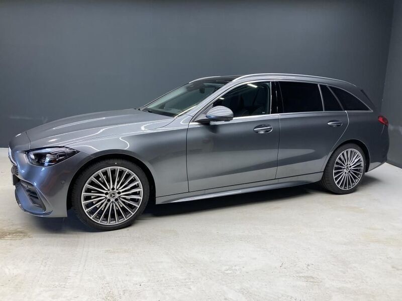 Selenitgrau Gebraucht 2024 Mercedes C220 AMG Kombi | 54.670 € - Bild 1/4