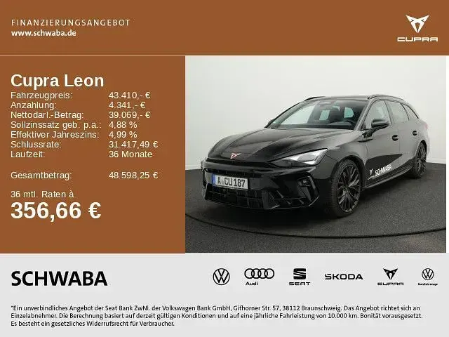 Gebraucht Cupra Leon VZ 333 PS (244 kW) 2025 Schwarz Limousine