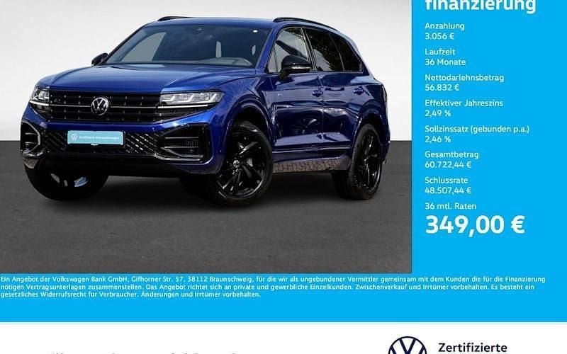 Blau Gebraucht 2024 VW Touareg R-line SUV | 59.888 € (Superpreis) - Bild 1/4