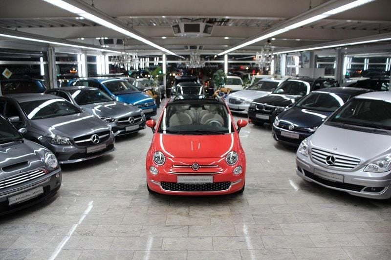 Rot Gebraucht 2016 Fiat 500 Lounge Cabrio | 4.790 € (Guter Preis) - Bild 1/4