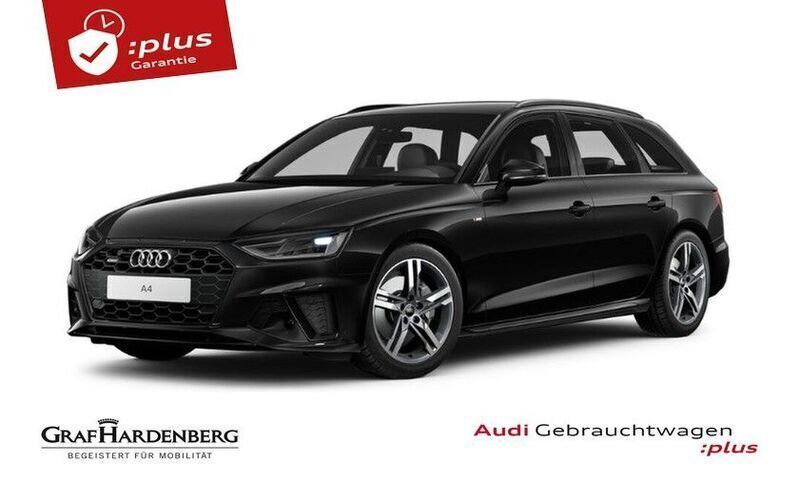 Mythosschwarz metallic Gebraucht 2024 Audi A4 S-Line Kombi | 40.510 € (Fairer Preis) - Bild 1/3